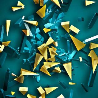 Cyan desktop wallpaper