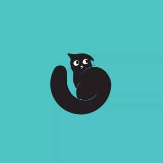 Cyan desktop wallpaper