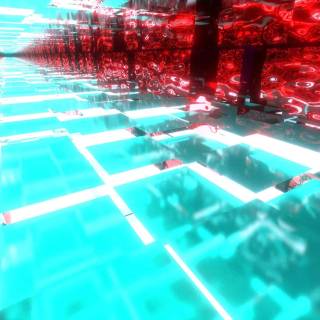 Cyan desktop wallpaper