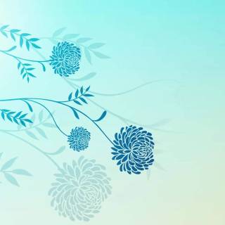 Cyan desktop wallpaper