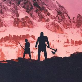 God of War Ragnarok mobile wallpaper