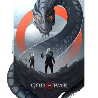 God of War Ragnarok mobile wallpaper