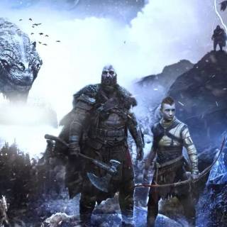 God of War Ragnarok mobile wallpaper