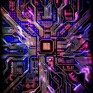 Techno mobile wallpaper