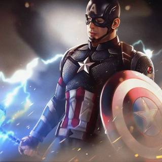 Captain America landscape wallpaper