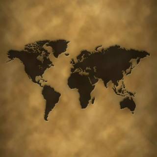 World map mobile wallpaper