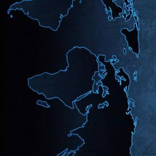 World map mobile wallpaper