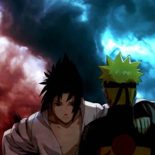 Naruto and Sasuke mobile wallpaper