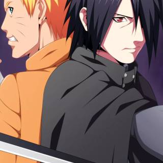 Naruto and Sasuke mobile wallpaper