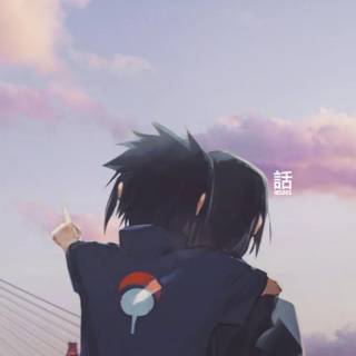 Naruto and Sasuke mobile wallpaper