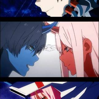 Darling in the Franxx mobile wallpaper