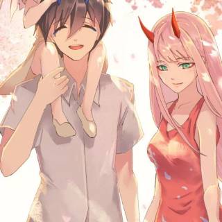 Darling in the Franxx mobile wallpaper