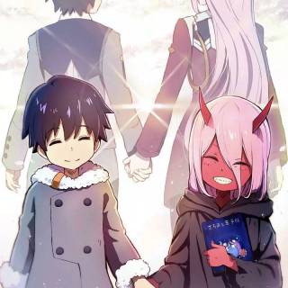 Darling in the Franxx mobile wallpaper