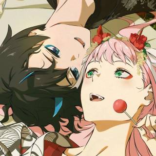 Darling in the Franxx mobile wallpaper