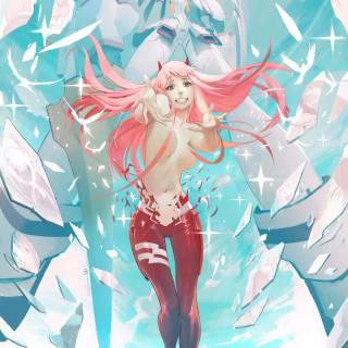 Darling in the Franxx mobile wallpaper