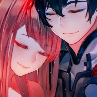 Darling in the Franxx mobile wallpaper