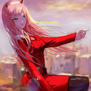 Darling in the Franxx mobile wallpaper