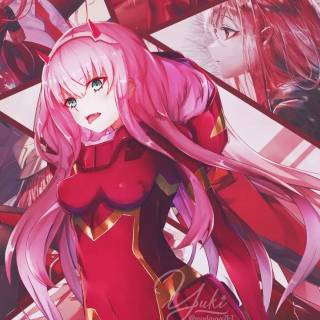 Darling in the Franxx mobile wallpaper