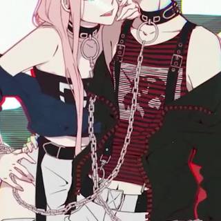 Darling in the Franxx mobile wallpaper