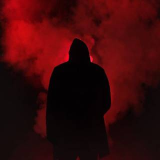 Silhouette man wallpaper