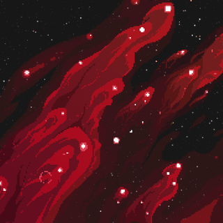 Pixel red wallpaper