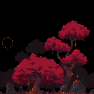 Pixel red wallpaper