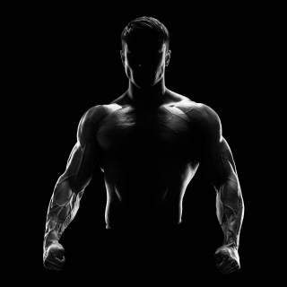 Silhouette man wallpaper