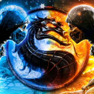 Sub-Zero versus Scorpion wallpaper