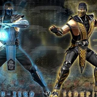 Sub-Zero versus Scorpion wallpaper