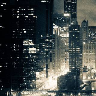 Skyline at night wallpaper