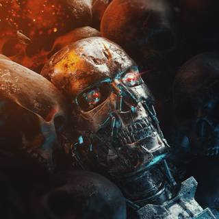 The Terminator 4k wallpaper