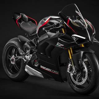 Black bike 4k PC wallpaper