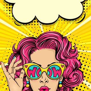 Pop art phone wallpaper