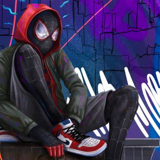 Miles Morales 4k laptop wallpaper