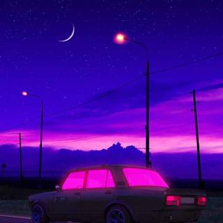 Late night phone wallpaper