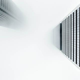 White minimalist desktop wallpaper