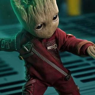 Baby Groot desktop wallpaper
