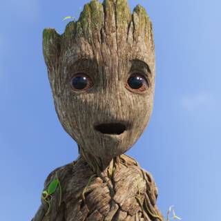Baby Groot desktop wallpaper