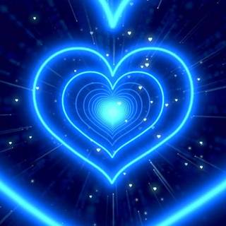 Heart aura desktop wallpaper