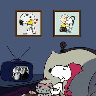 Snoopy mobile wallpaper