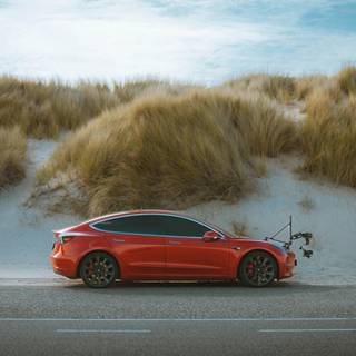 Tesla mobile wallpaper