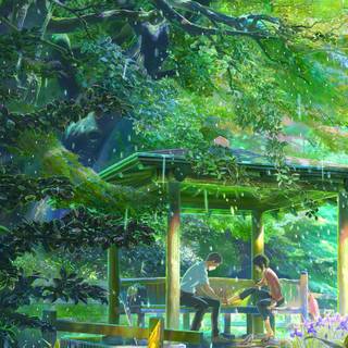 Garden mobile wallpaper