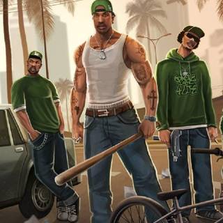 GTA San Andreas mobile wallpaper