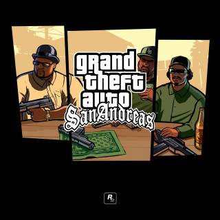 GTA SA logo wallpaper