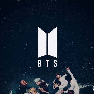 BTS logo mobile wallpaper