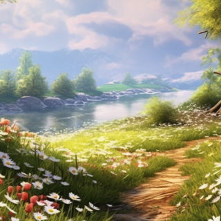 Garden mobile wallpaper