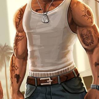 GTA San Andreas mobile wallpaper