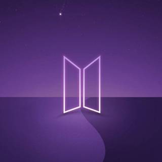 BTS logo mobile wallpaper