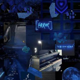 Indigo aesthetic wallpaper