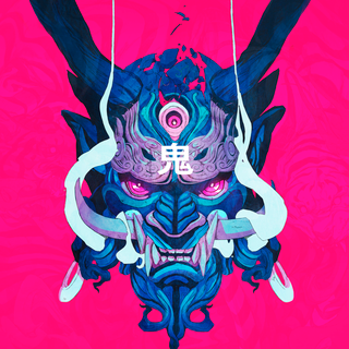 4k Oni Mask wallpaper